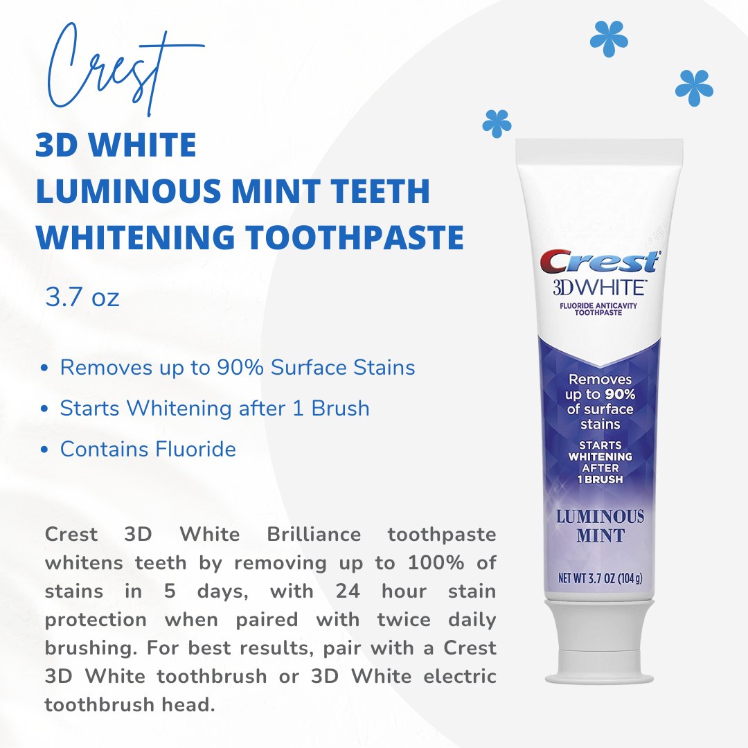 Crest 3D White Advanced Luminous Mint